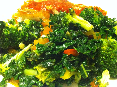 Broccoli met boerenkool en rode paprika
