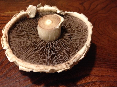 Gevulde XXL-champignon met ragout van paddenstoelen