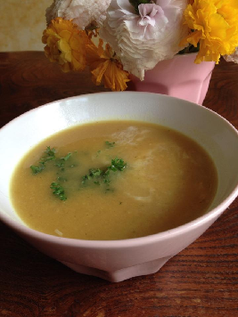 VZL-lunch: Asperge zoete aardappel soep