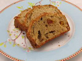 VZL snack: Cake van amandelmeel met gedroogde abrikozen