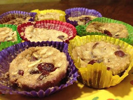 Voedselzandloper: Muffins van boekweitmeel met amandelmeel