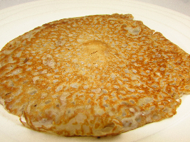 Boekweitpannenkoeken, voedzaam, gezond en ook lekker als lunch op school of werk